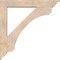 Ekena Millwork Legacy Traditional Smooth Bracket w/ Offset Brace, Douglas Fir, 7 1/2"W x 48"D x 48"H BKT0806X48X48LEC01SDF - alternate 3